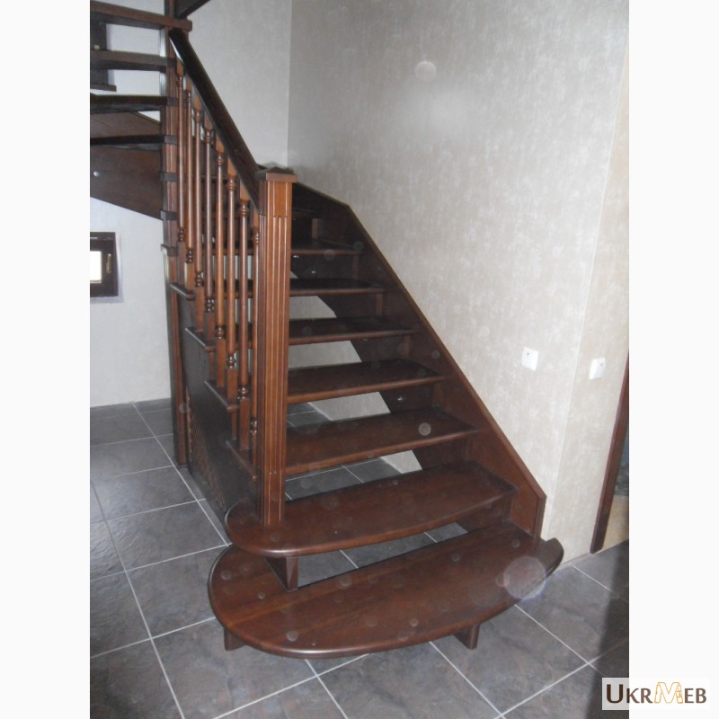 Фото 3. Лестницы деревянные под заказ