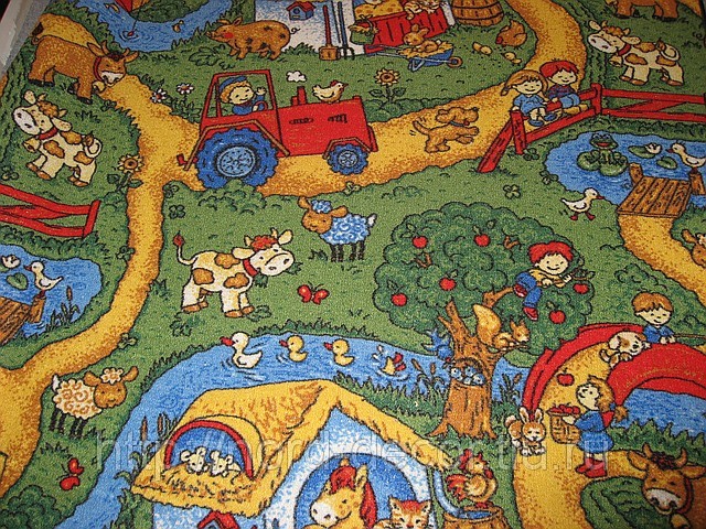 Фото 4. Детские ковры на пол Каникулы. Детский ковролин