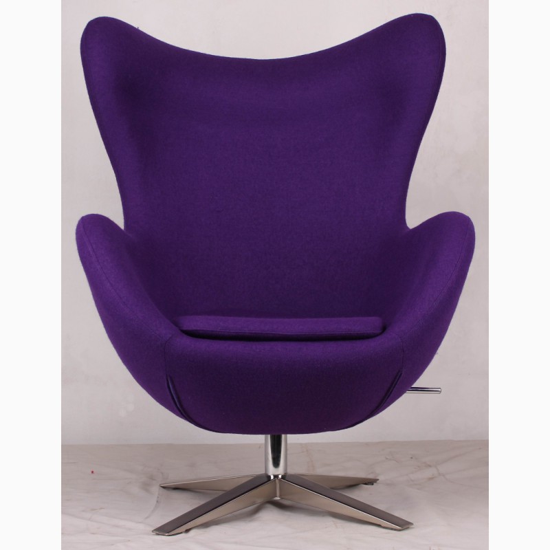 Фото 13. Кресла EGG ткань шерсть, дизайнерское кресло ЭГГ(Яйцо) для дома, офиса, салона студии Киев