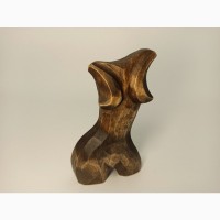 Жіночий бюст 10 см, Сучасна скульптура модерн, Статуетки з дерева, Фігури з дерева