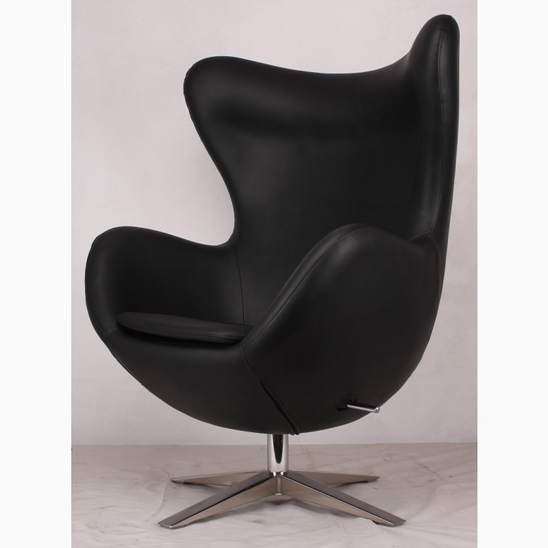 Фото 2. Дизайнерские кресла EGG (ЭГГ) коричневый, красный, черный, белый, кремовый, бежевый кожзам
