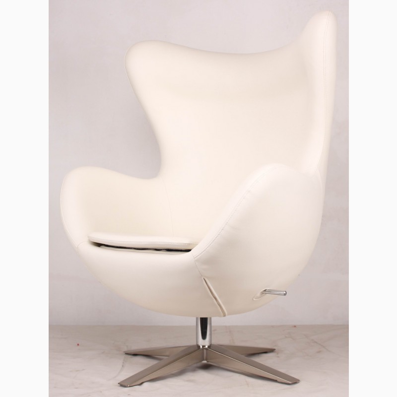 Фото 7. Дизайнерские кресла EGG (ЭГГ) коричневый, красный, черный, белый, кремовый, бежевый кожзам