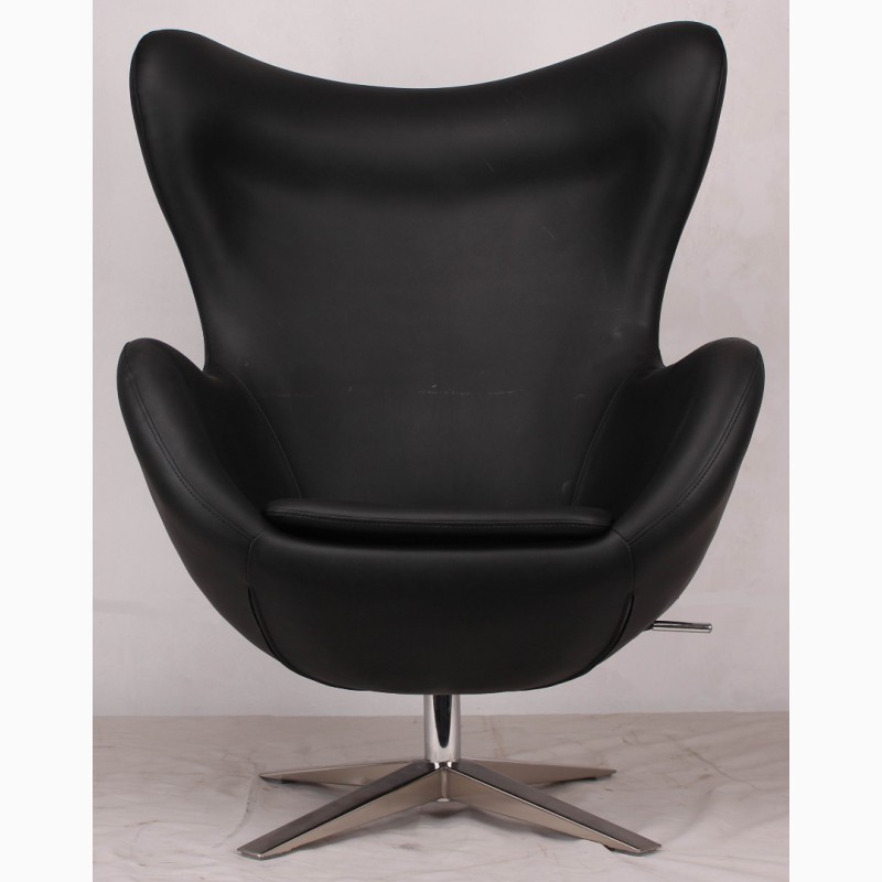Фото 10. Дизайнерские кресла EGG (ЭГГ) коричневый, красный, черный, белый, кремовый, бежевый кожзам