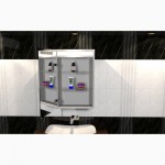 Навесной алюминиевый шкаф в ванную комнату на заказ в Киеве
