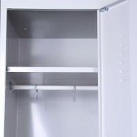 Шкаф для одежды металлический на три отделения