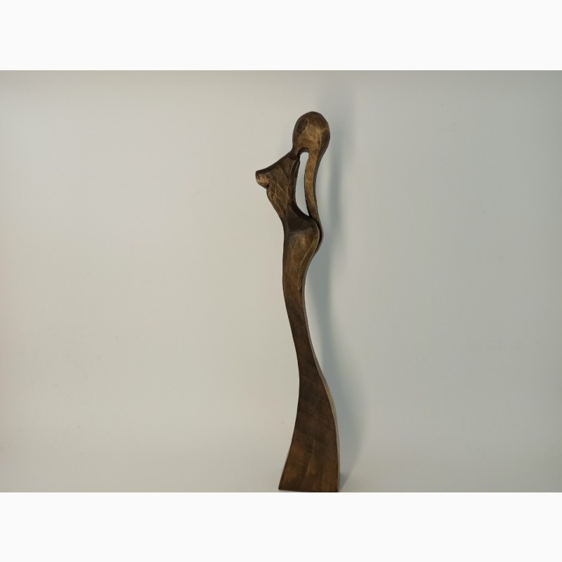 Фото 10. Статуетка жінки 26 см, Фігурка жінки в стилі модерн, Стильна статуетка з дерева, Оригінал