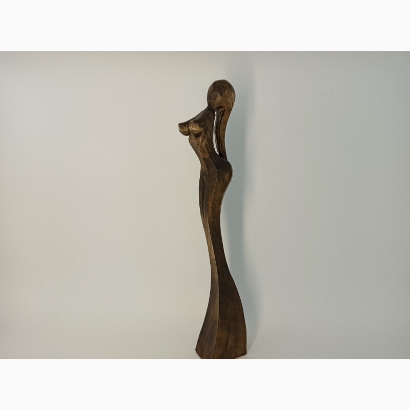 Фото 12. Статуетка жінки 26 см, Фігурка жінки в стилі модерн, Стильна статуетка з дерева, Оригінал