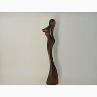Статуетка жінки 26 см, Фігурка жінки в стилі модерн, Стильна статуетка з дерева, Оригінал