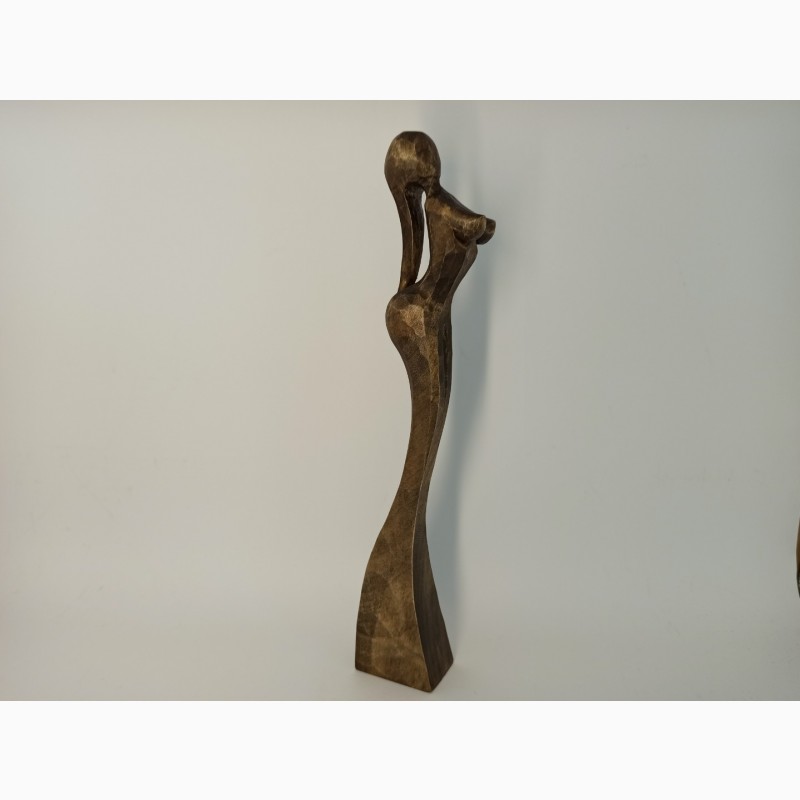 Фото 7. Статуетка жінки 26 см, Фігурка жінки в стилі модерн, Стильна статуетка з дерева, Оригінал