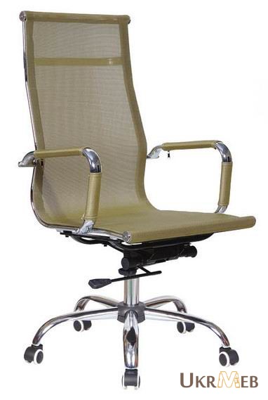 Фото 2. Офисное кресло ML-07HBT для руководителя офиса (сетка), купить кресло ML07HBT офисное Киев