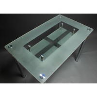 Стеклянный обеденный стол СК-3 100×60 / 61х31