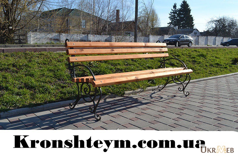 Фото 3. Кованые лавочки и скамейки в Киеви и Коростени