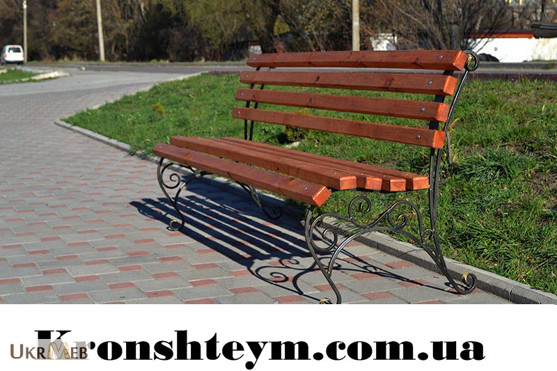 Фото 4. Кованые лавочки и скамейки в Киеви и Коростени