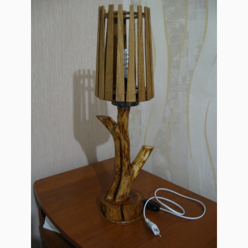 Фото 5. Самодельный сувенирный светильник из дерева
