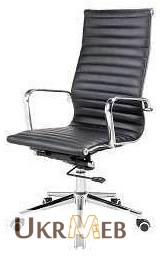 Фото 4. Офисное кресло для руководителя Q-04HBT черное, белое, кремовое, серое