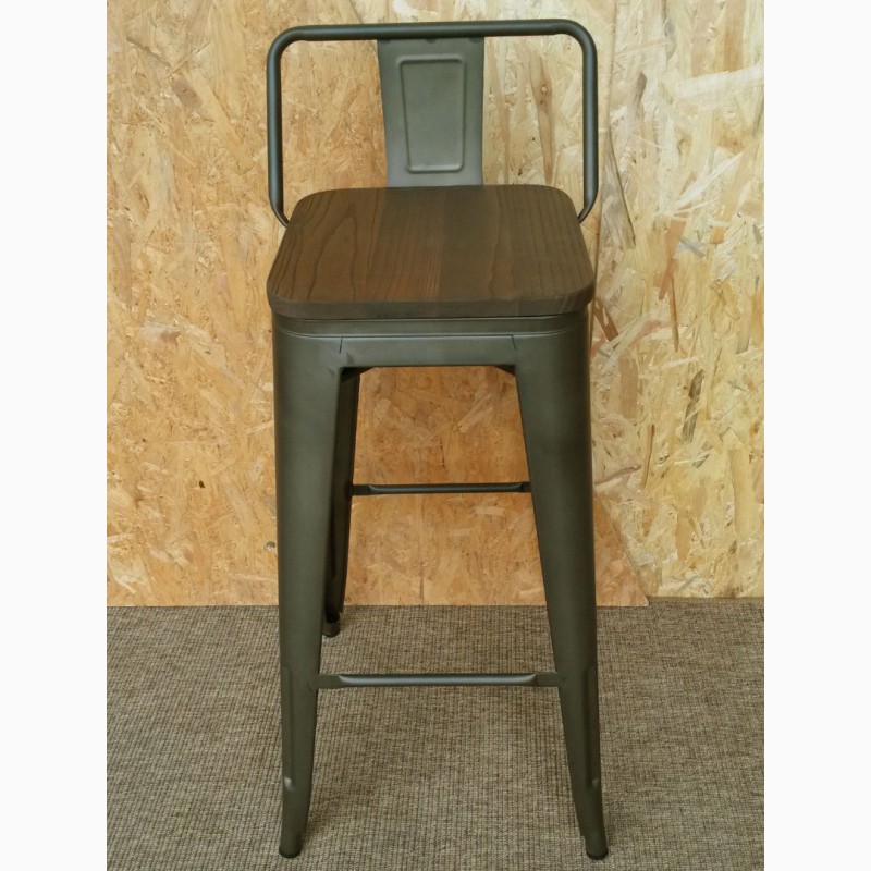 Фото 11. Металлический высокий барный стул Толикс Низкий, H-76см (Tolix Low, H-76cm) купить Украина