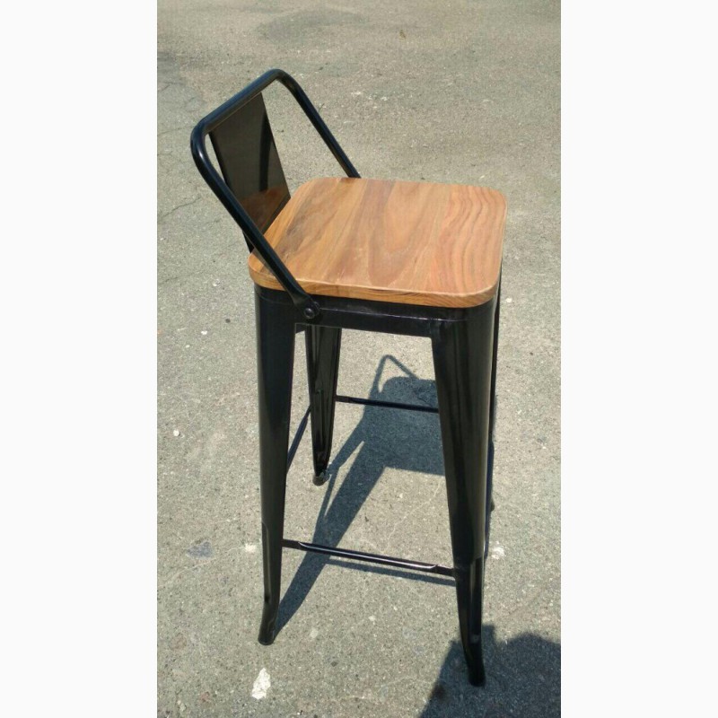 Фото 6. Металлический высокий барный стул Толикс Низкий, H-76см (Tolix Low, H-76cm) купить Украина