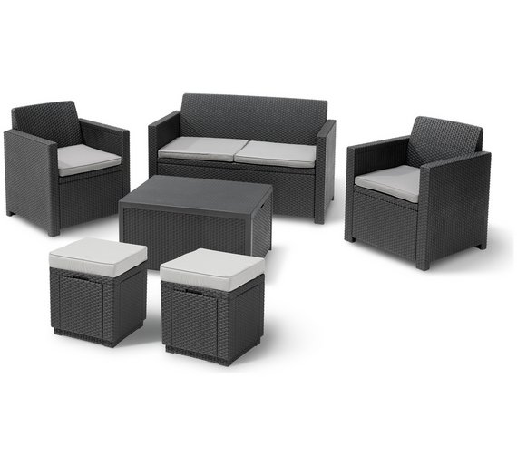 Фото 6. Пуфик стул Cube With Cushion искусственный ротанг Нидерланды