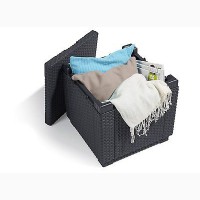 Пуфик стул Cube With Cushion искусственный ротанг Нидерланды