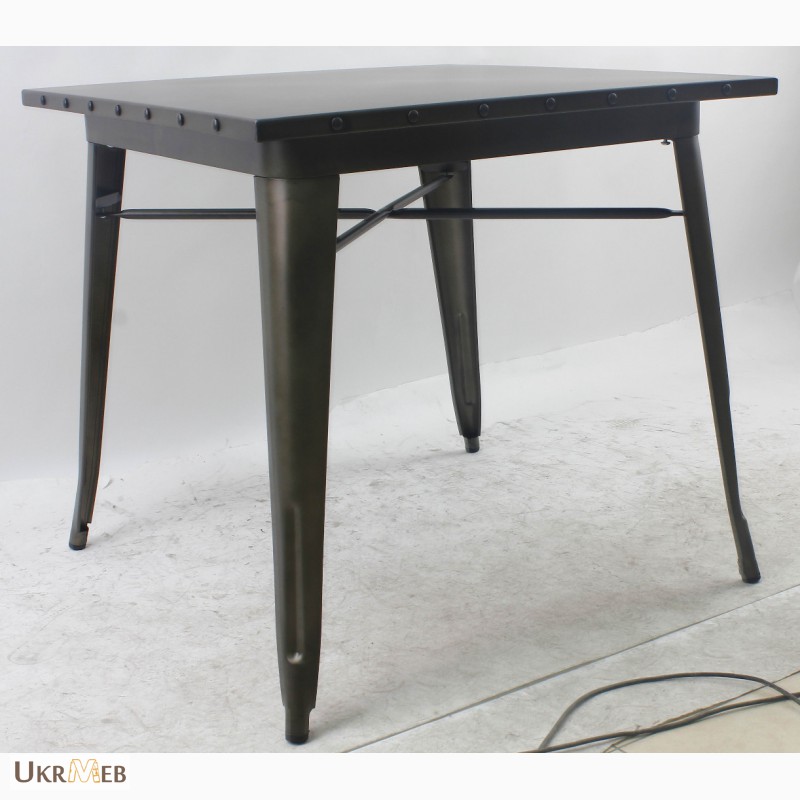 Фото 2. Металлический стол Толикс Квадратный, 80x80см (Tolix Square, 80x80cm.)