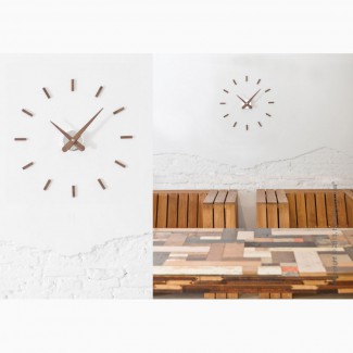 Красивые настенные часы Nomon Sunset Wall Clock, Walnut