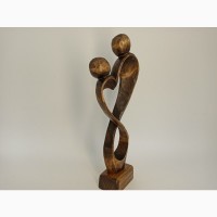 Романтична статуетка 21 см, статуетка з дерева, модерн, сувеніри з дерева, подарунок