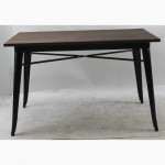 Металлический стол Толикс Вуд Прямоугольный, 120x80см (Tolix Wood Rectangular, 120x80cm.)