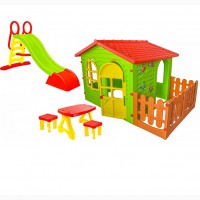 Игровой домик XL из пластика детский Лесной 150 x 127 x 118 cm