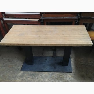 Продам столы б/у бамбук нога металл