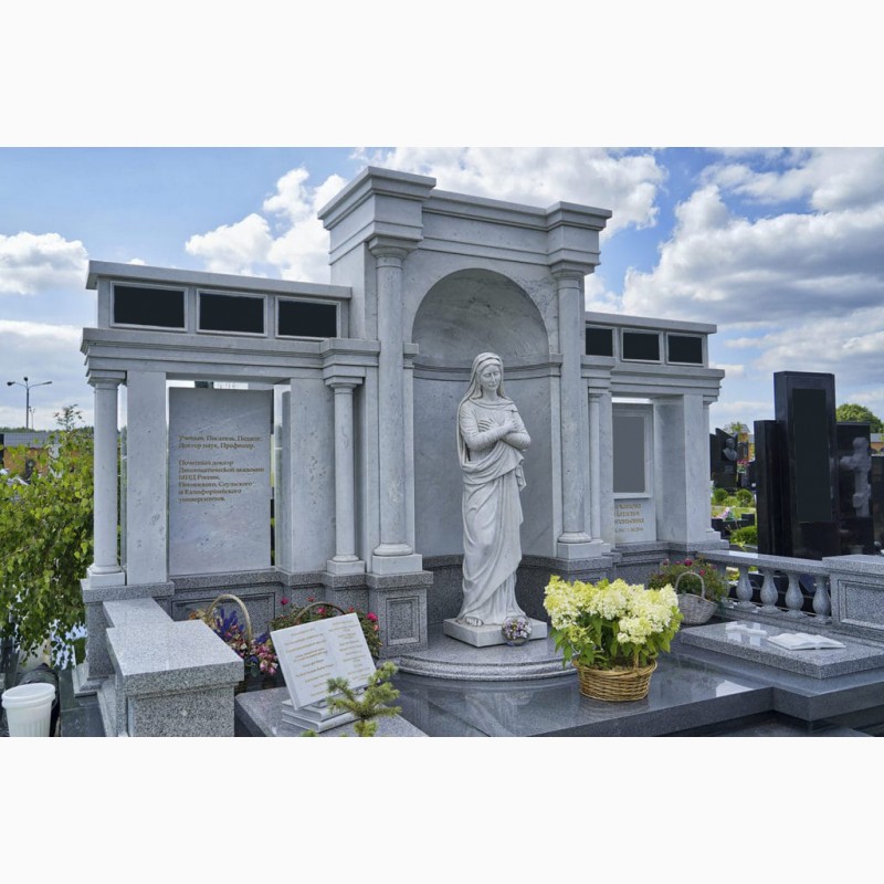 Индивидуальные памятники, надгробия под заказ