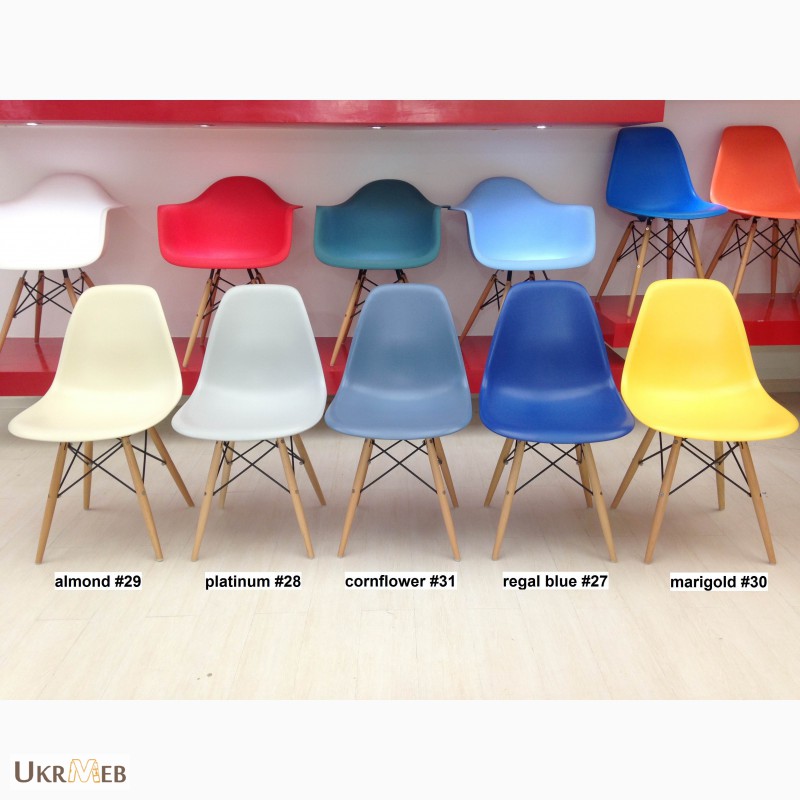 Фото 15. Стула Eames DSR купить Украине, дизайнерские стулья Имс DSR для офиса, салона, дома