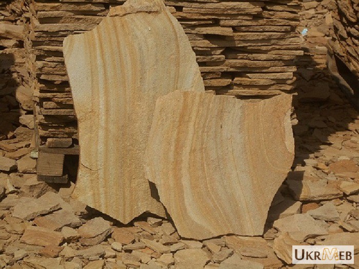 Фото 3. Камень песчаник тигровый с разводом
