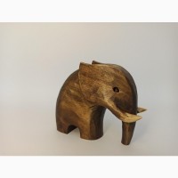 Статуетка слоника 9 см, ручна робота, оригінальний подарунок, слон абстракція, слон