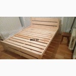 Односпальная кровать ЭКО 10 из массива дерева. По цене производителя. Распродажа