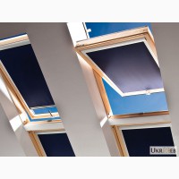 Рулонные шторы, тканевые роллеты на мансардные окна