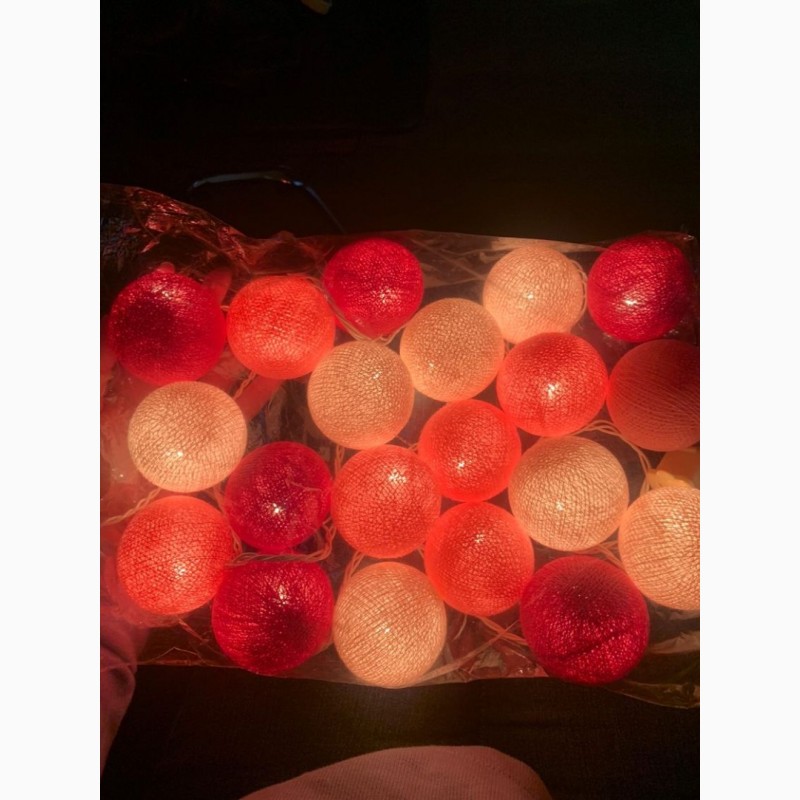 Фото 2. Продам гірлянду (тайські ліхтарики), 20 кульок