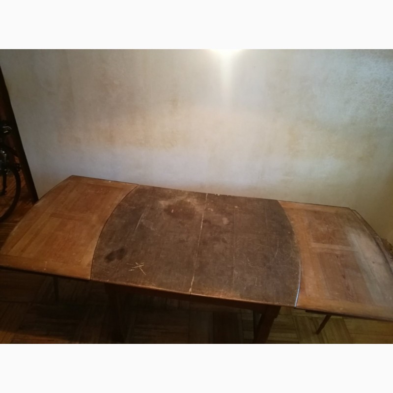 Фото 6. Старинный антикварный обеденный стол раздвижной