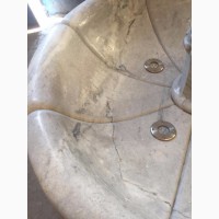 Фонтан мраморный ( Украина ), Трехярусный, диаметр нижней чаши 2 метра, Подсветка
