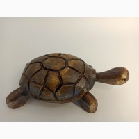 Статуетка черепахи 5 см, Фігурка черепахи, Різьба по дереву, Ручна робота, Унікальна