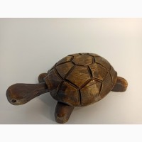 Статуетка черепахи 5 см, Фігурка черепахи, Різьба по дереву, Ручна робота, Унікальна