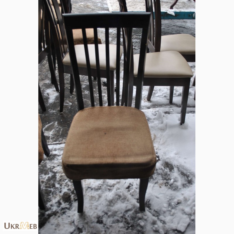 Продам деревянные стулья с тканевой подушкой бу,  — UkrMeb