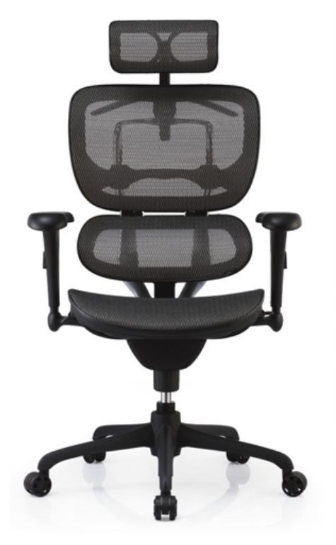 Фото 2. Компьютерное кресло ERGOHUMAN спинка/сетка, сидение/ткань, черная крестовина