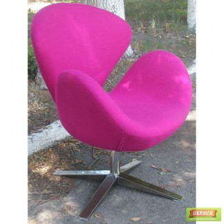 Кресла Swan зеленая, розовая, фиолетовая, красная, синяя ткань Украина
