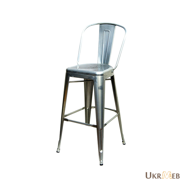 Фото 10. Металличекий высокий барный стул Толикс Высокий, H-76см (Tolix High H-76cm) купить Украина