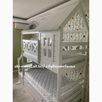 Кровать двухъярусная деревянная Оскар Дом, двоповерхове ліжко
