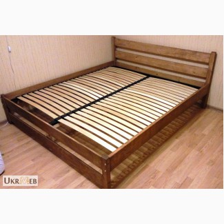 Кровать двуспальная деревянная от производителя. Скидки