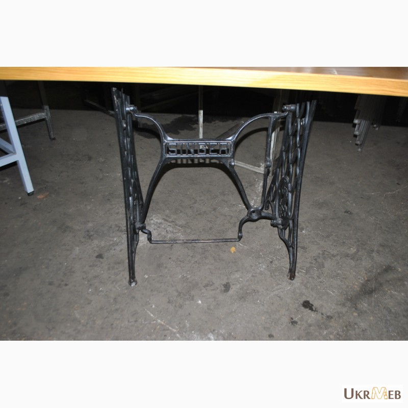 Фото 2. Столы бу на чугунной ноге зингер для кафе ресторана