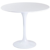 Стол обеденный Тюльпан, 80 см, белый