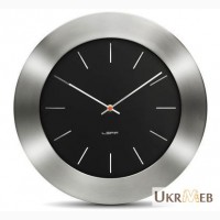 Современные часы для дома и офиса LEFF Amsterdam wall clock bold55 black index