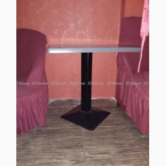 Столы верзалитовые б/у (мебель бу) на чугунной ноге в кафе бар ресторан